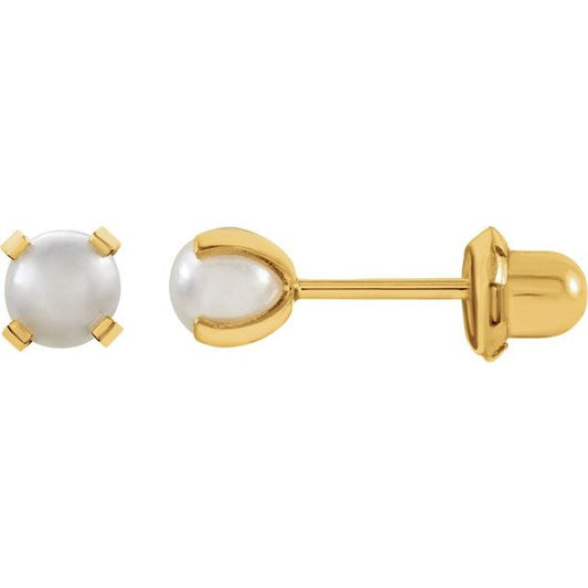 Imitation Pearl Inverness? Piercing Earrings