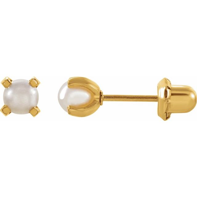 Imitation Pearl Inverness? Piercing Earrings