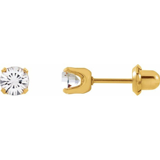 Imitation Crystal Inverness? Piercing Earrings