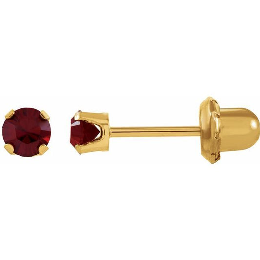 Inverness? Piercing Birthstone Stud Earrings