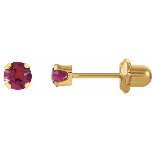 Inverness? Piercing Birthstone Stud Earrings