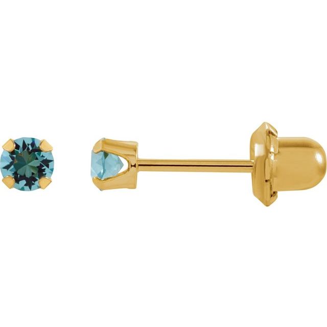 Inverness? Piercing Birthstone Stud Earrings
