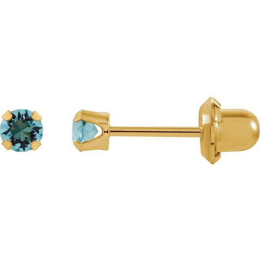 Inverness? Piercing Birthstone Stud Earrings