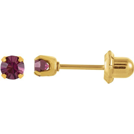 Inverness? Piercing Birthstone Stud Earrings