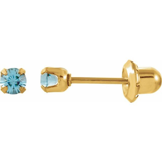 Inverness? Piercing Birthstone Stud Earrings