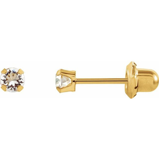 Inverness? Piercing Birthstone Stud Earrings