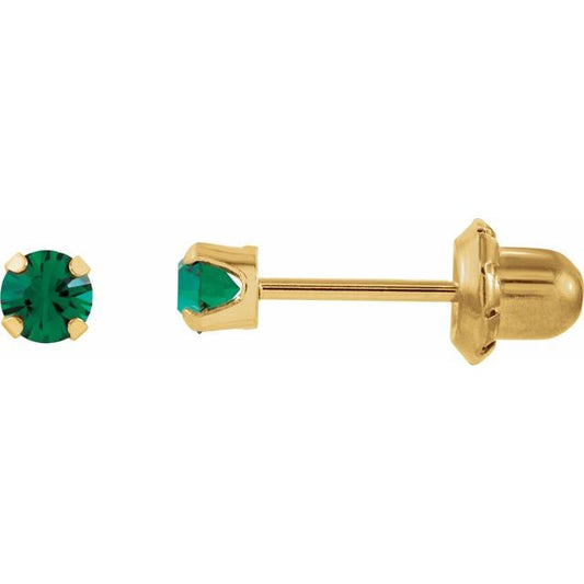 Inverness? Piercing Birthstone Stud Earrings