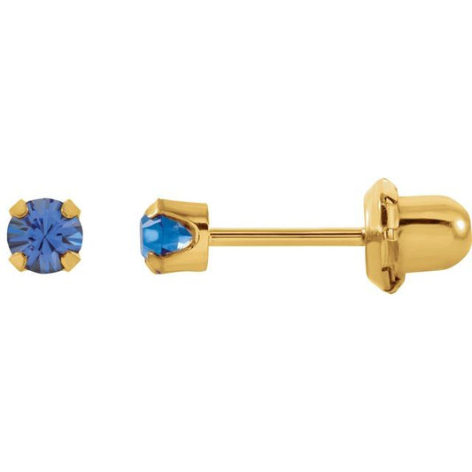 Inverness? Piercing Birthstone Stud Earrings