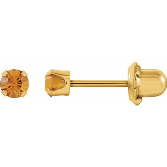 Inverness? Piercing Birthstone Stud Earrings