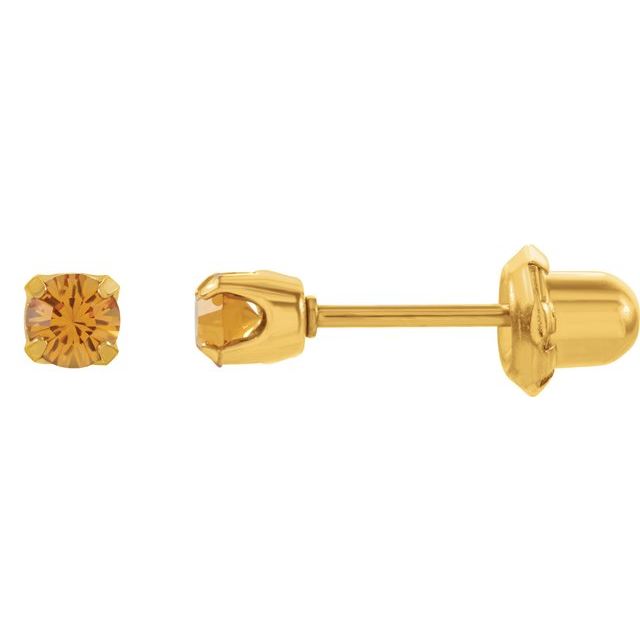 Inverness? Piercing Birthstone Stud Earrings