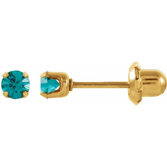 Inverness? Piercing Birthstone Stud Earrings