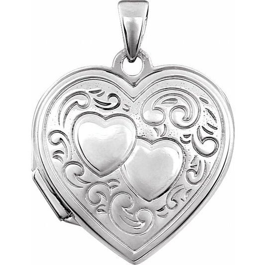 Engravable Heart Locket