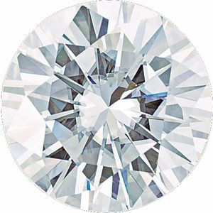 1 mm Round Faceted DEF Stuller Lab-Grown Moissanite™