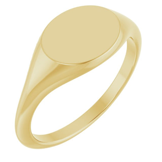 Oval Signet Ring