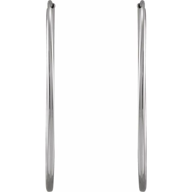 Flexible Endless Tube Hoop Earrings