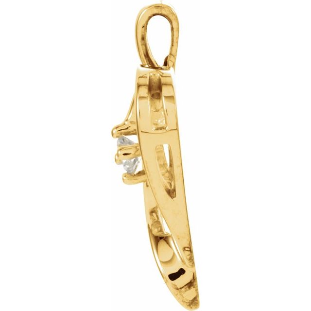 Accented Heart Pendant
