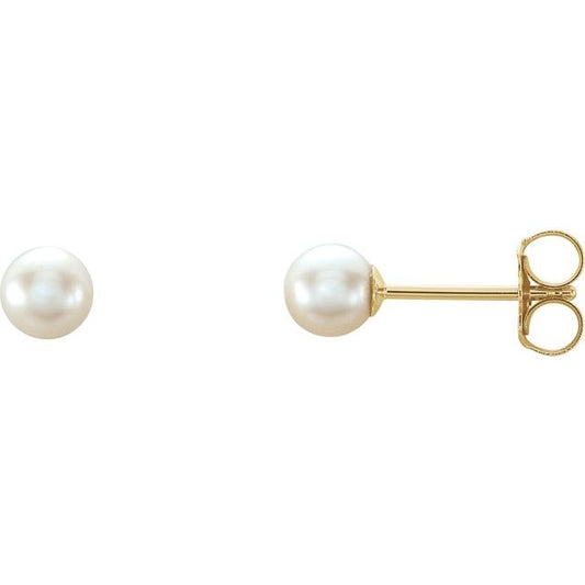 Pearl Stud Earrings