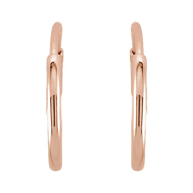 Endless Tube Hoop Earrings
