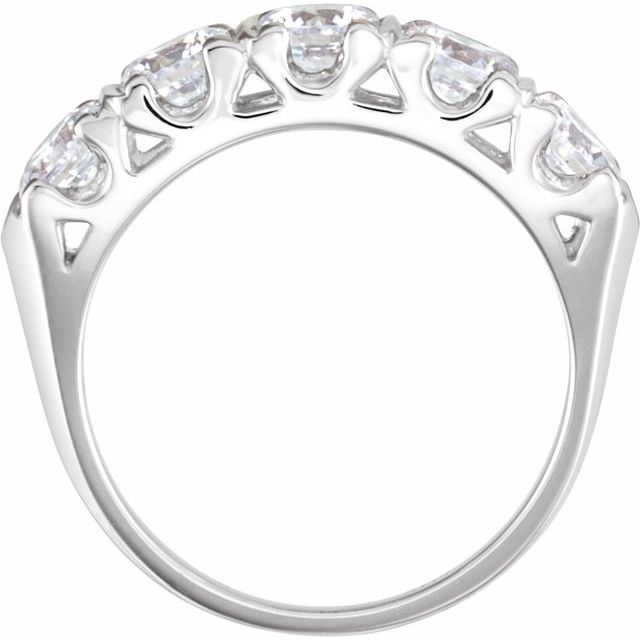 Charles & Colvard Moissanite? Five-Stone Anniversary Band
