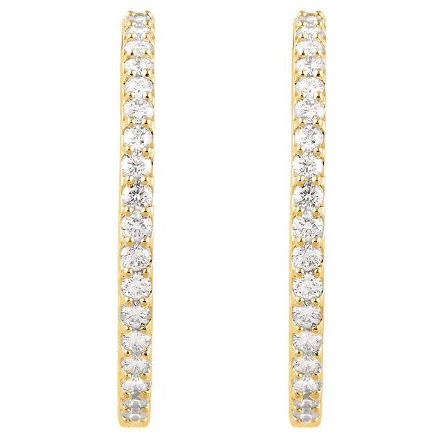 Inside-Outside Hoop Earrings