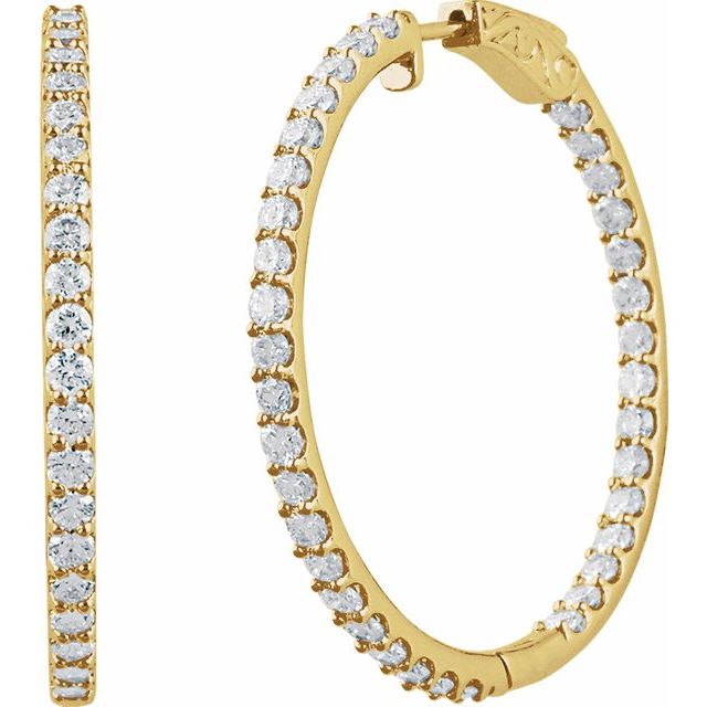 Inside-Outside Hoop Earrings