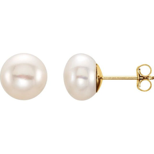 Pearl Stud Earrings