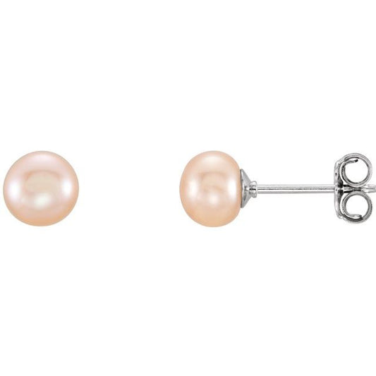Pearl Stud Earrings