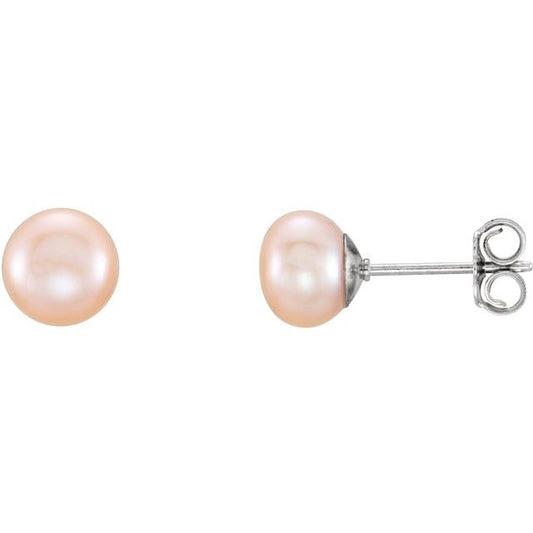 Pearl Stud Earrings