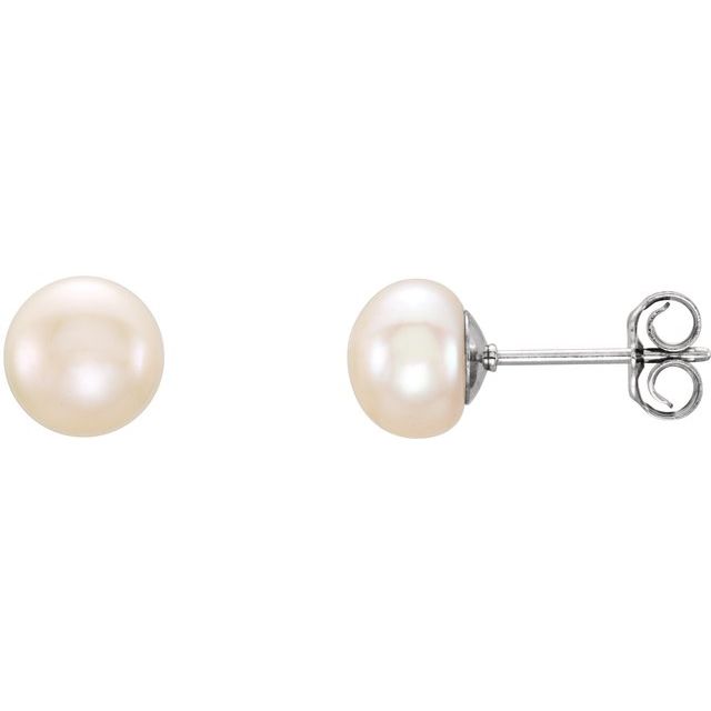 Pearl Stud Earrings