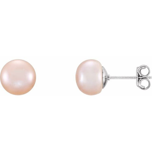 Pearl Stud Earrings