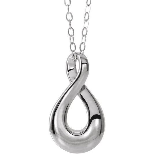 Infinity-Inspired Ash Holder Necklace