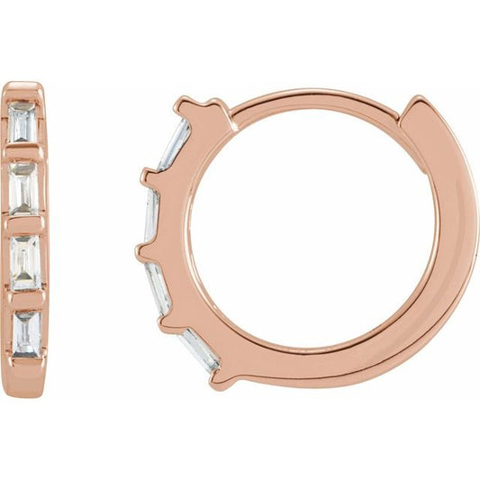 Baguette Huggie Earrings