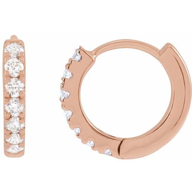 Lab-Grown Diamond Hoop Earrings