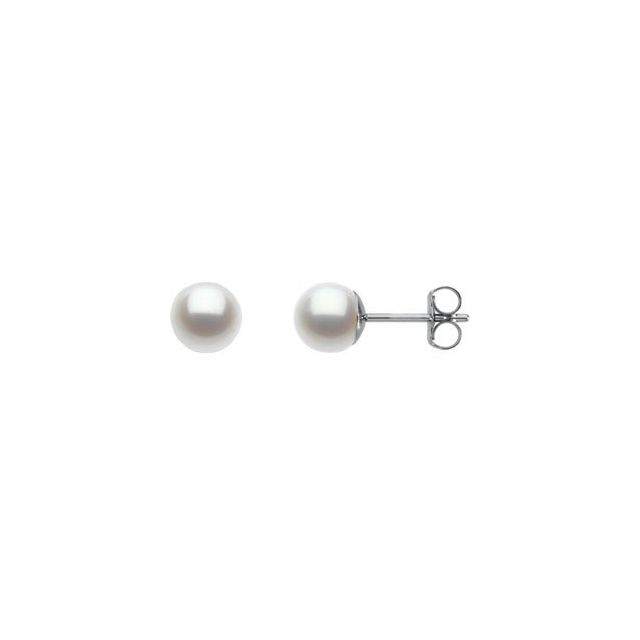 Freshwater Cultured Pearl Stud Earrings