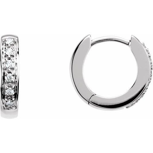 Accented Hoop Earrings