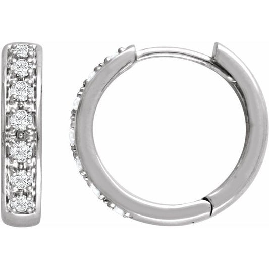Accented Hoop Earrings