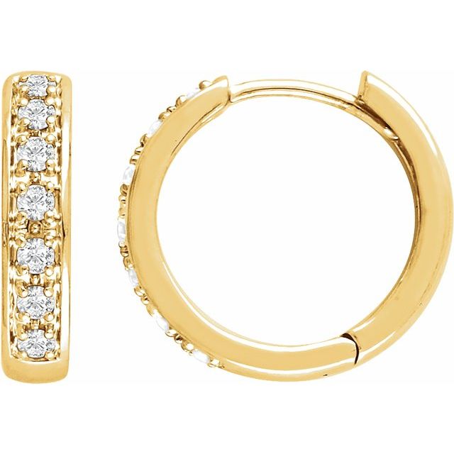 Accented Hoop Earrings