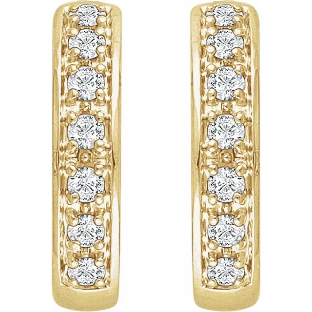 Accented Hoop Earrings