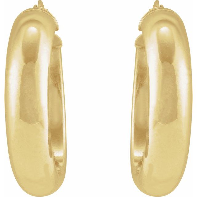Tube Hoop Earrings