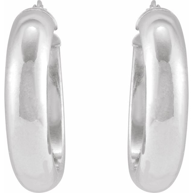 Tube Hoop Earrings