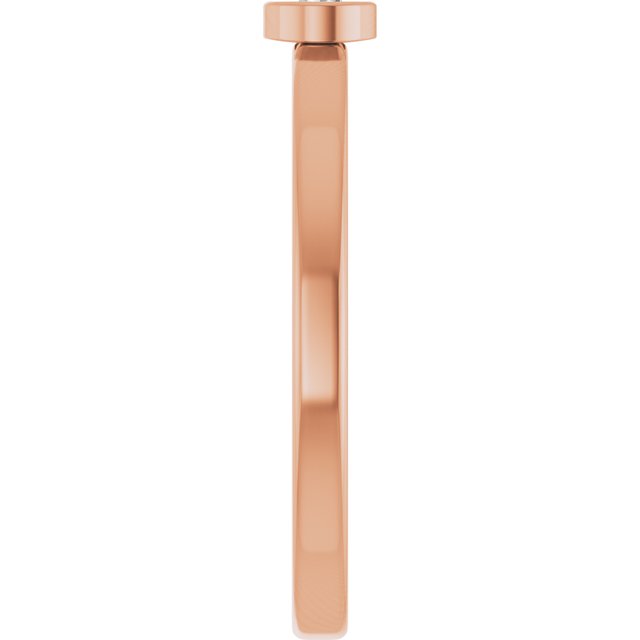Bezel-Set Solitaire Ring