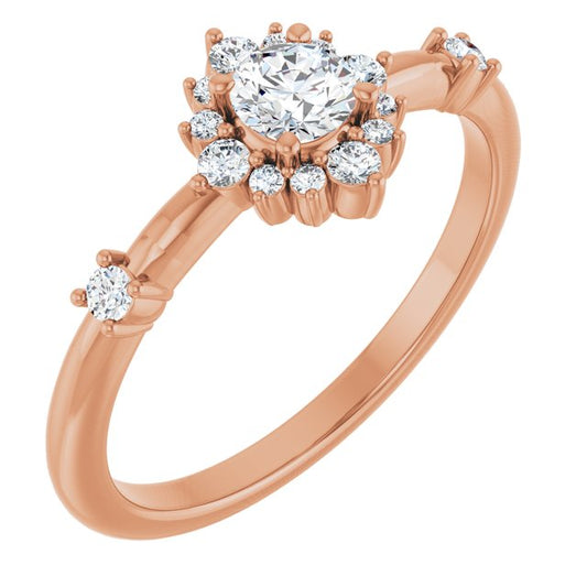 Halo-Style Ring