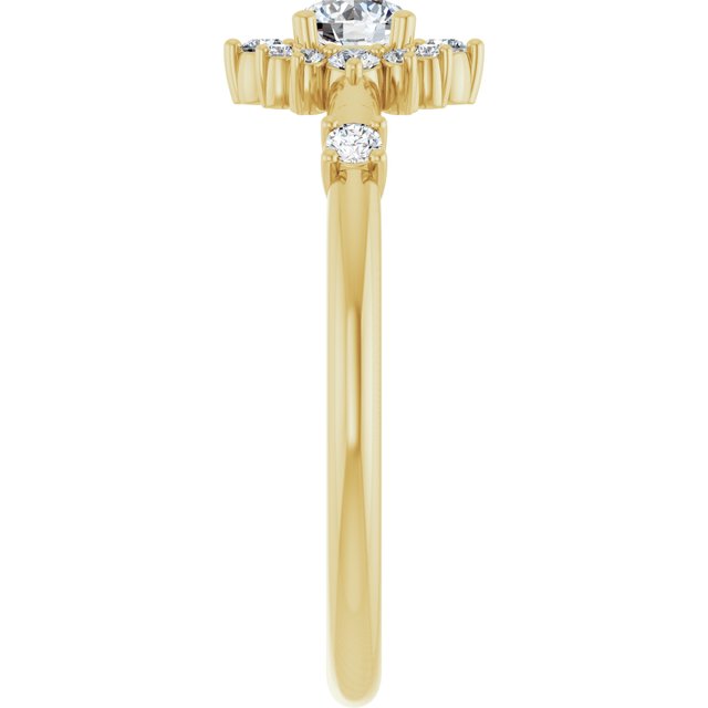Halo-Style Ring