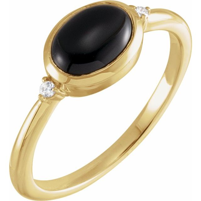 Bezel-Set Cabochon Ring