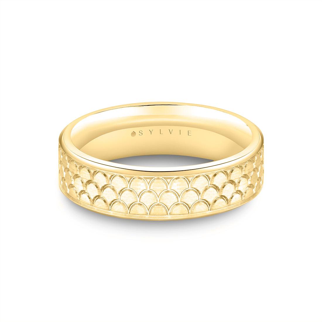Heritage Engraved Mens Band - Ivan
