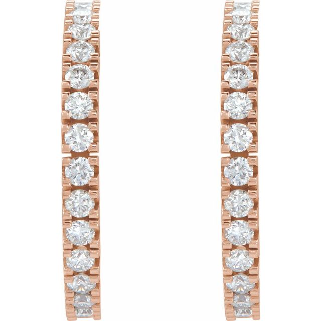 Accented Hoop Earrings