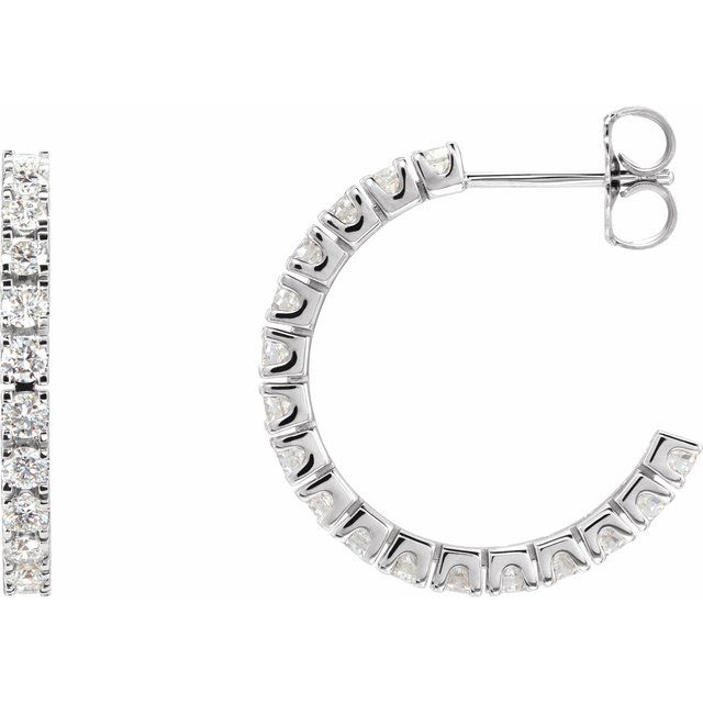Accented Hoop Earrings