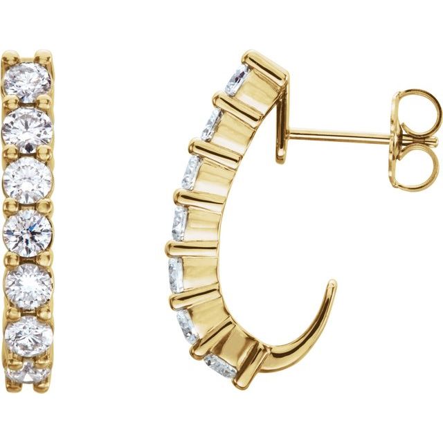 J-Hoop Earrings