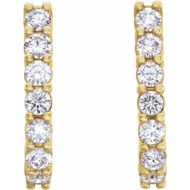 J-Hoop Earrings