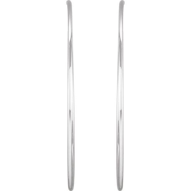 Endless Tube Hoop Earrings